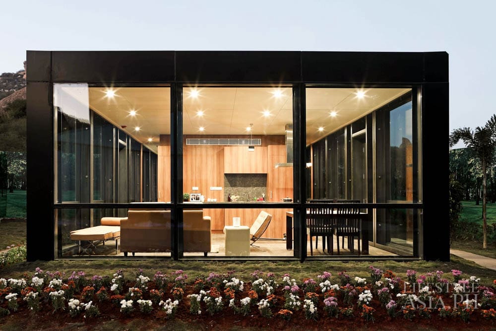 The Modular Glass House by Philip Johnson Alan Ritchie Architects