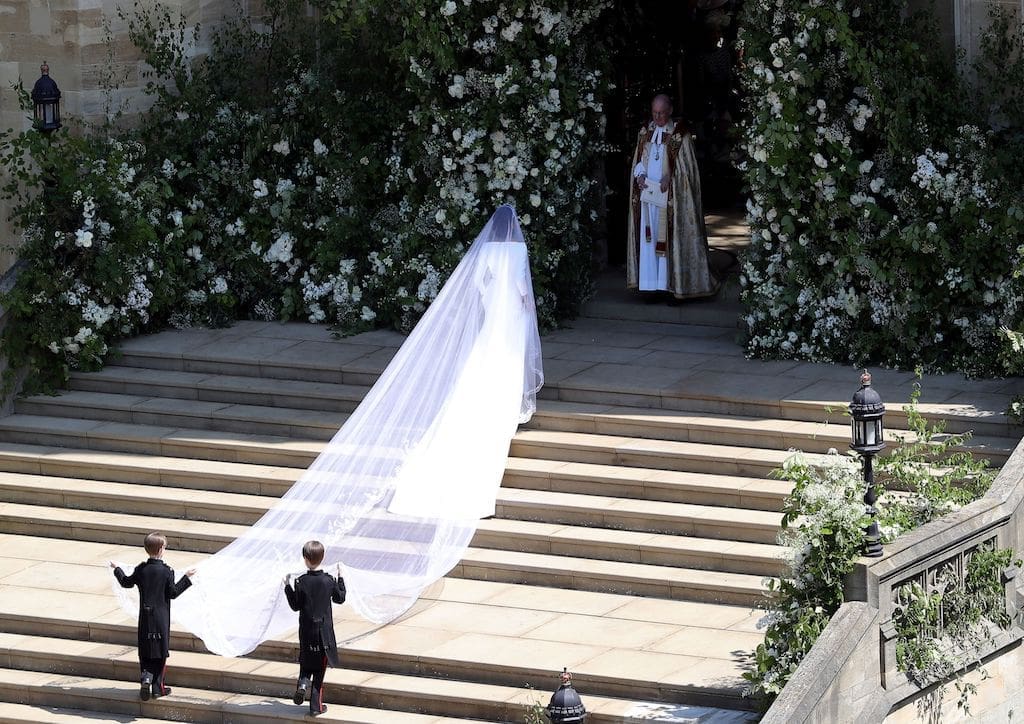 Markle's gown paid tribute to the 53 Countries of the Commonwealth