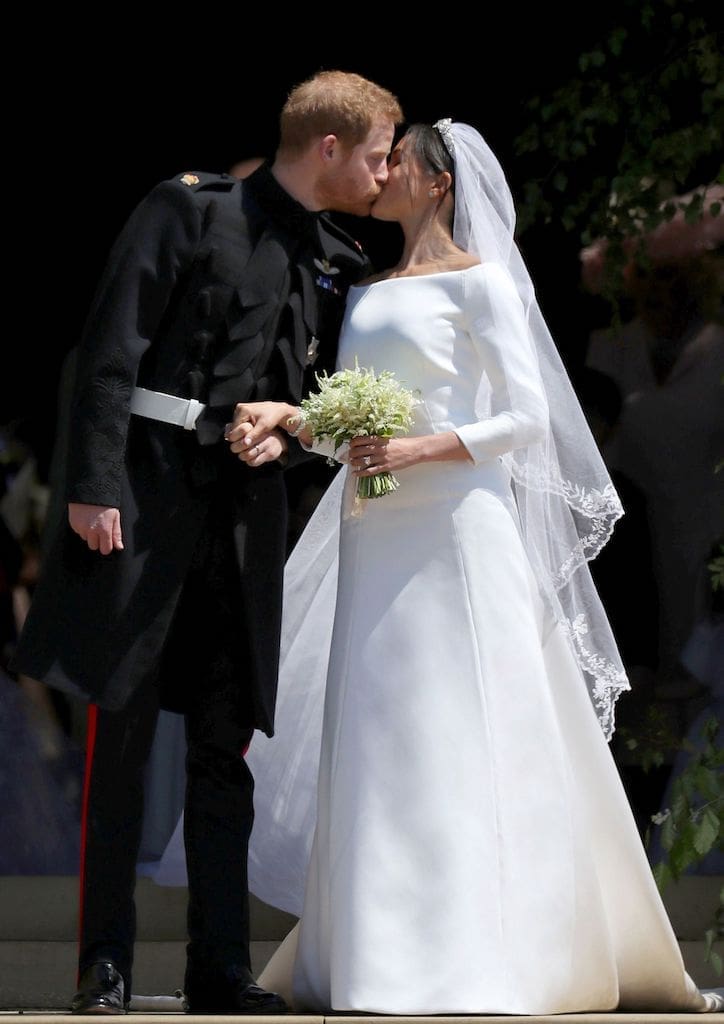 Markle became a real life princess after marrying Prince Harry of England