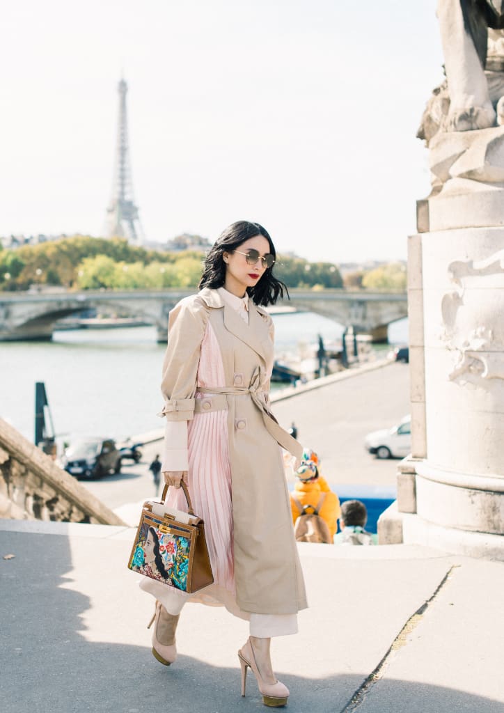 Heart Evangelista is a regular at Paris Fashion Week