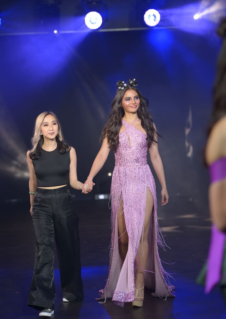 Lovi Poe walked the finale dress for Rosenthal Tee Holiday 2018 at MEGA Fashion Week
