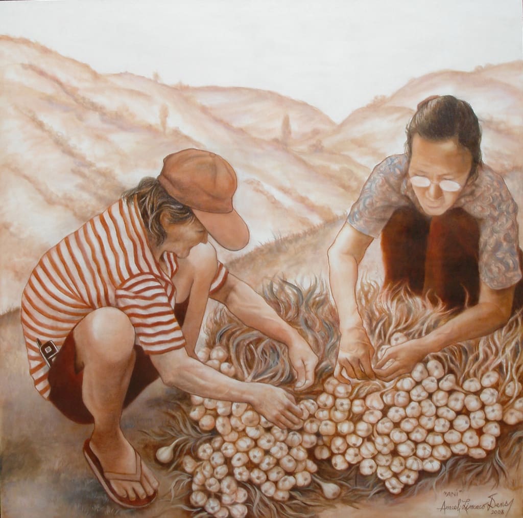 Araceli Dans, Ani (mixed media) 58x48 2008