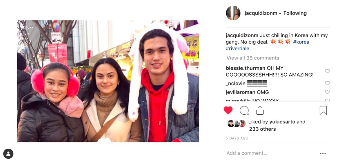 Photograph courtesy of Jacqui Dizon's Instagram @jacquidizonm