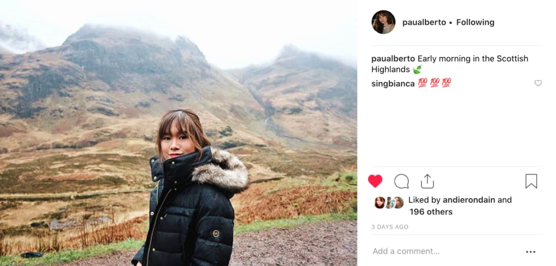 Photograph courtesy of Pau Alberto's Instagram @paualberto