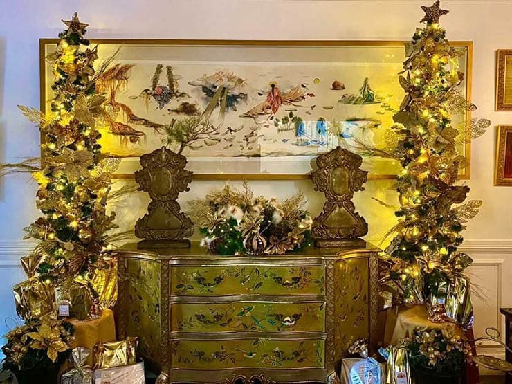 Festive Finery: A Look Into Some of Society’s Christmas Trees