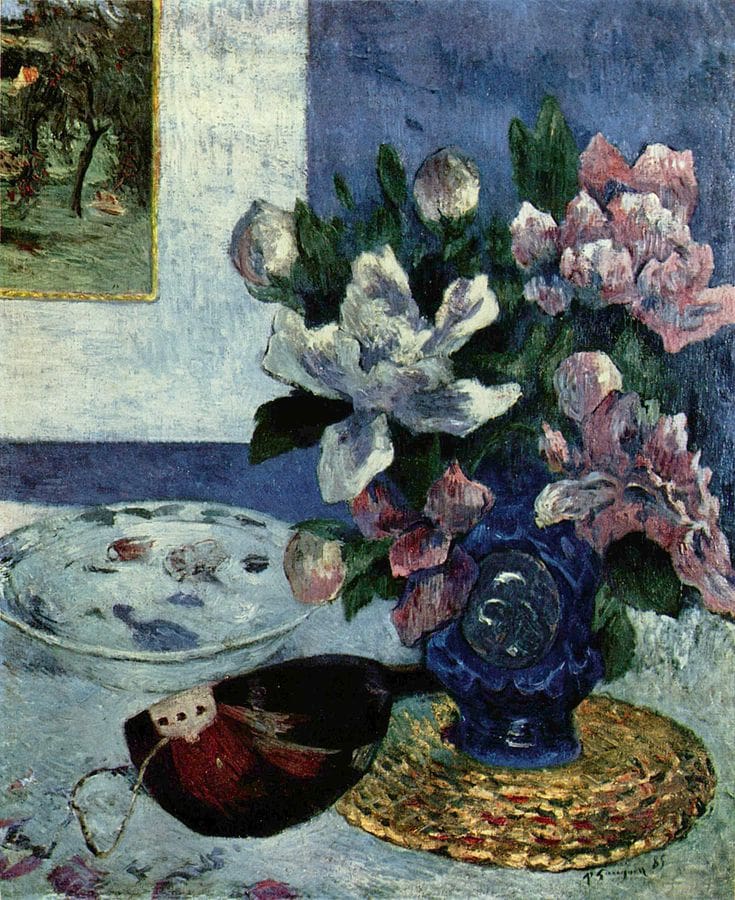 Still Life with a Mandolin by Paul Gauguin