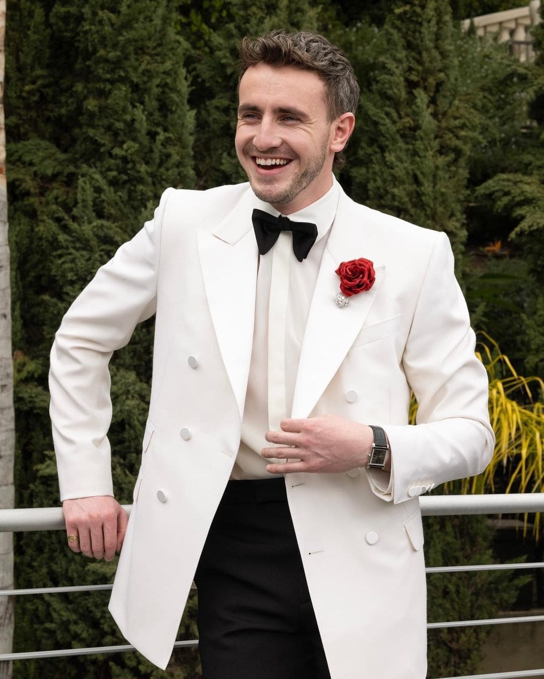 Paul Mescal wearing the Cartier Tank Chinoise