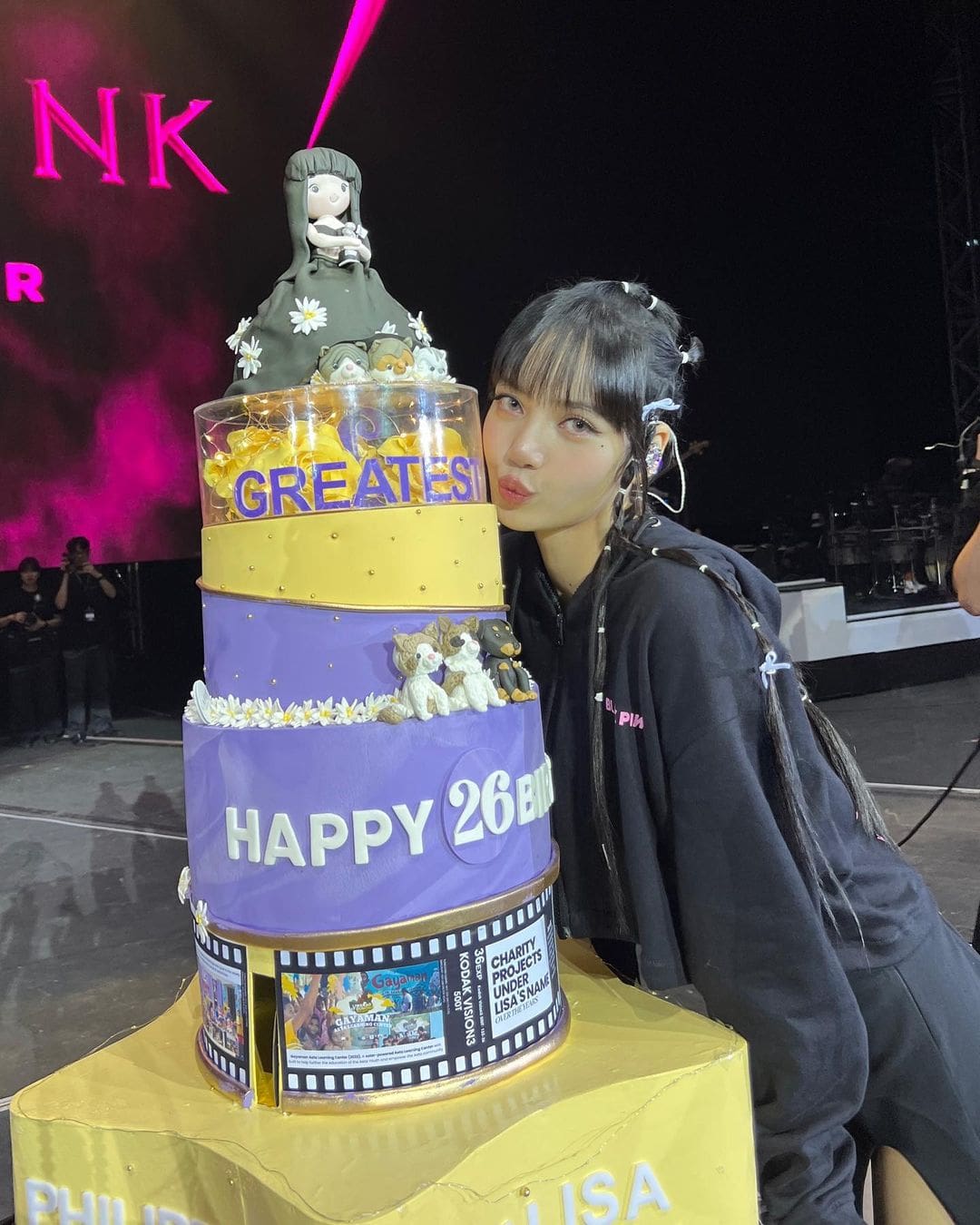 Lisa Birthday in BLACKPINK Born Pink World Tour Manila 2023