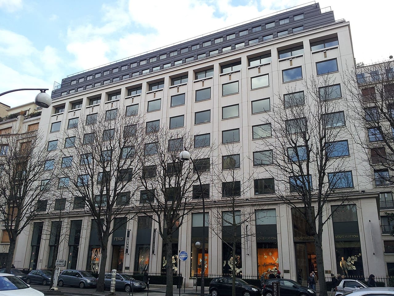 LVMH's headquarters in Avenue Montaigne, Paris