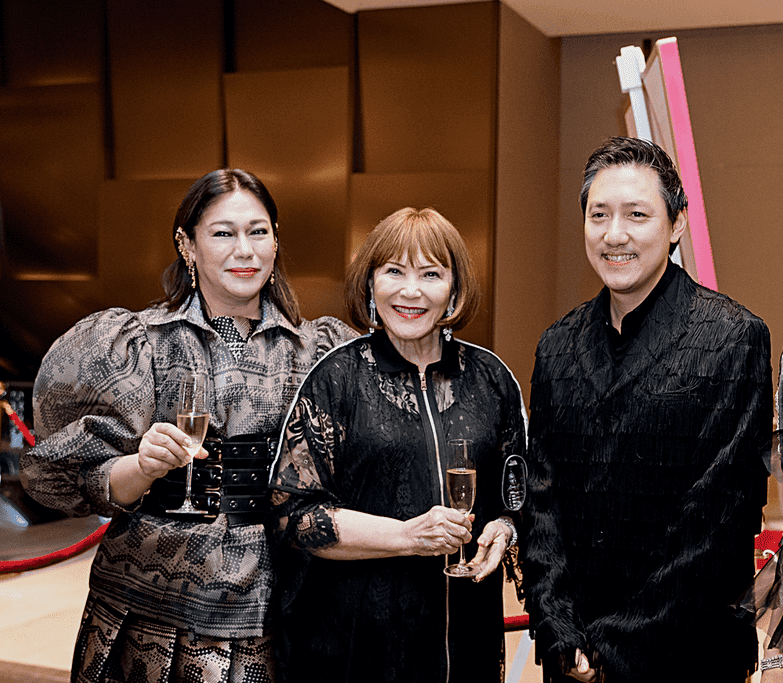 Czarina Ablaza, Mellie Ablaza, and Architect Carlo Calma