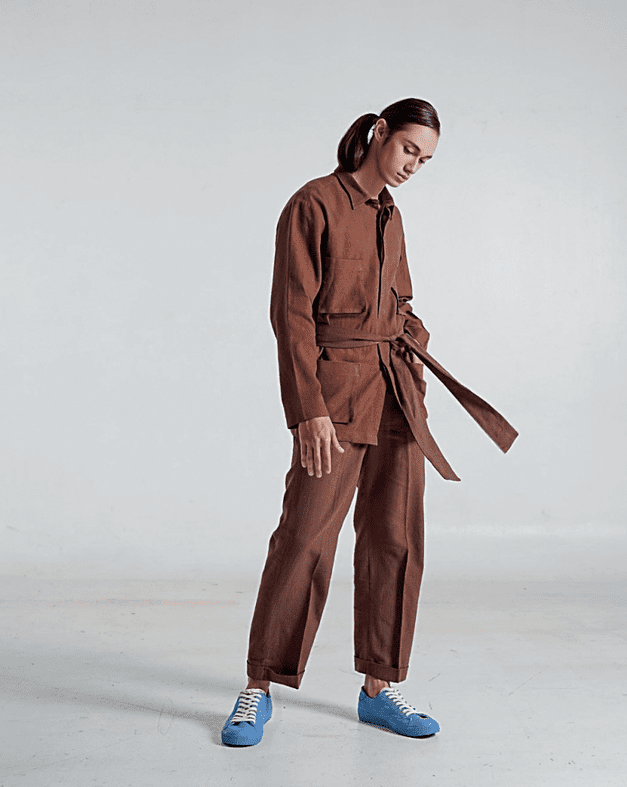 Aire MNL Safari Jacket with Four Pocket Detail and Belt