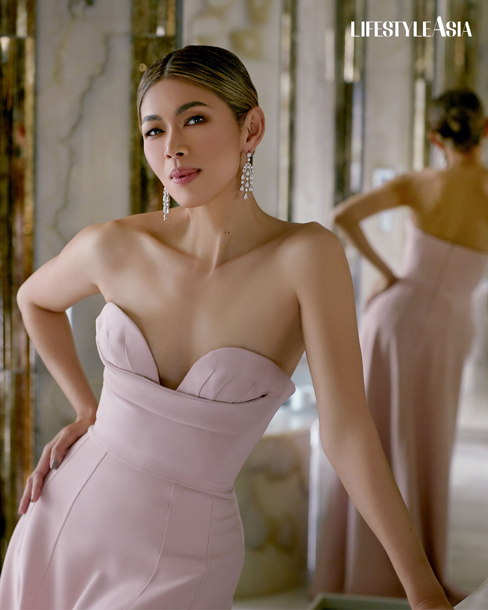 Freya Eduarte wearing Look 24, Autumn/ Winter 2018, Haute Couture collection by Maria Grazia Chiuri