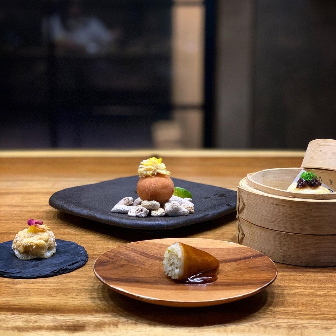 Toyo Eatery's "Snacks" tasting menu