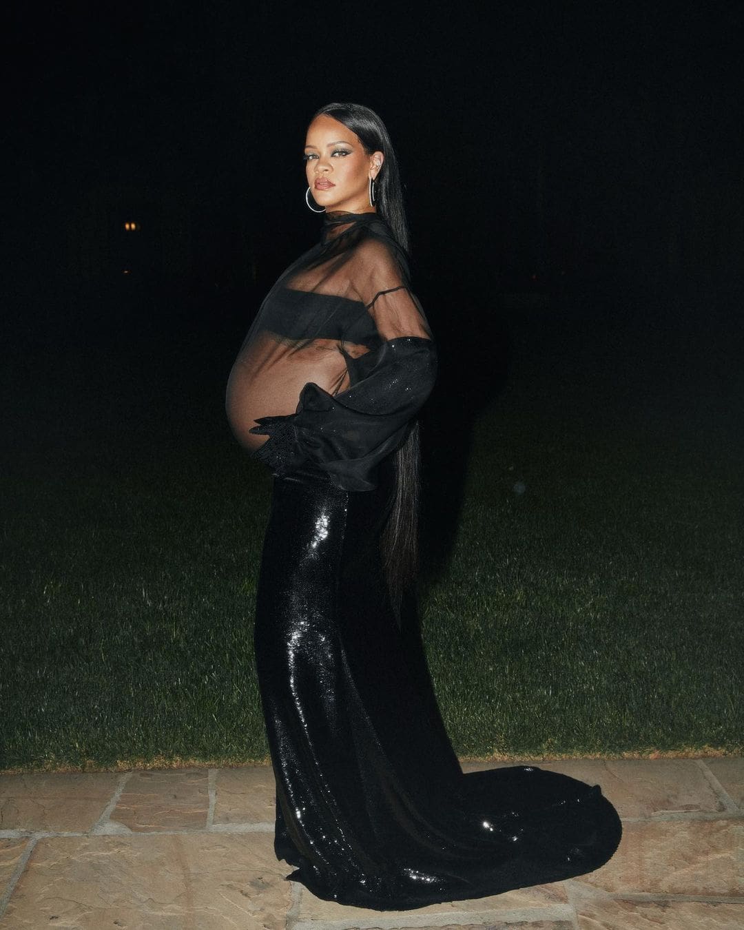 Rihanna at Oscars afterparty