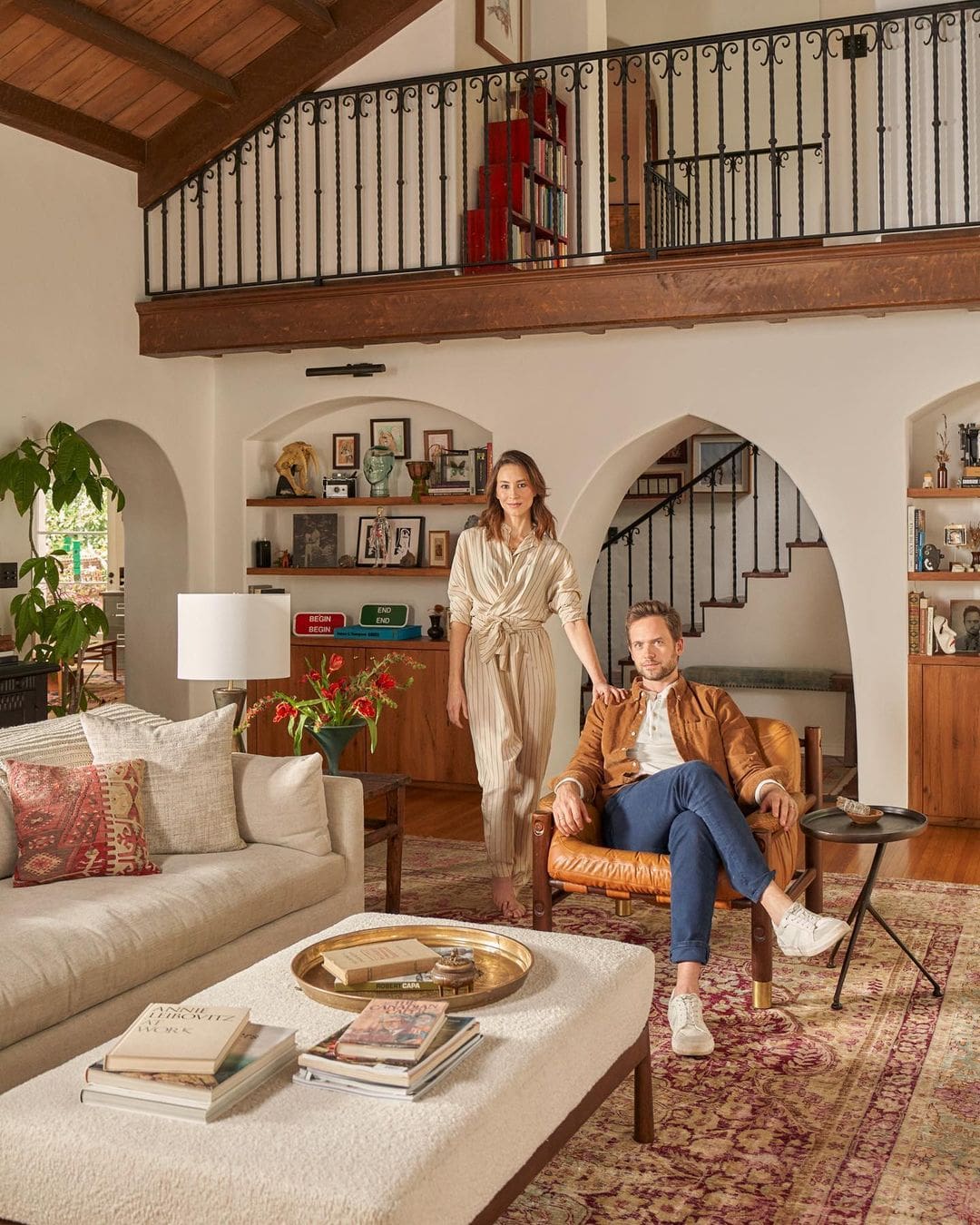Troian Bellisario and Patrick J. Adams