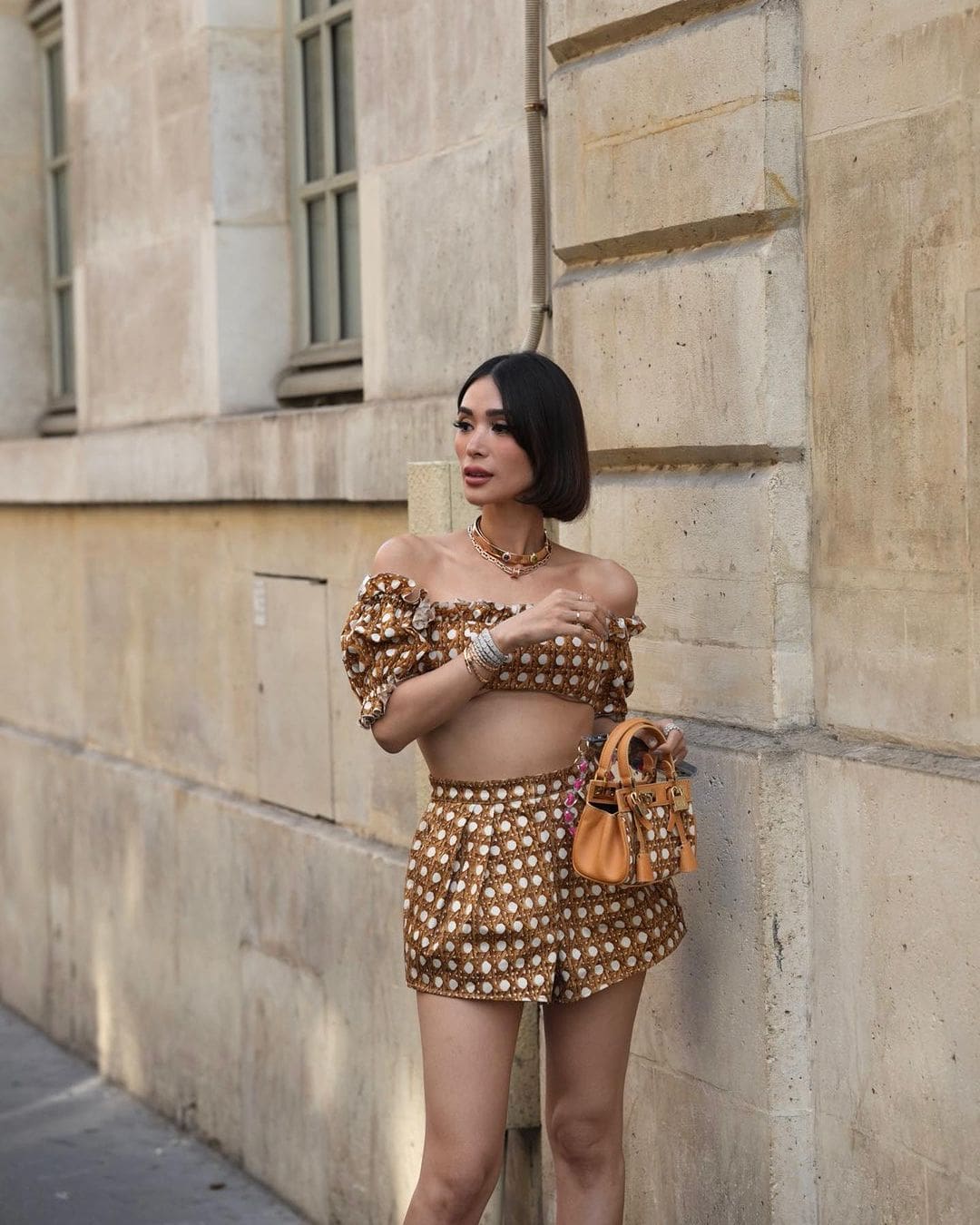Heart Evangelista wearing the Giambattista Valli set