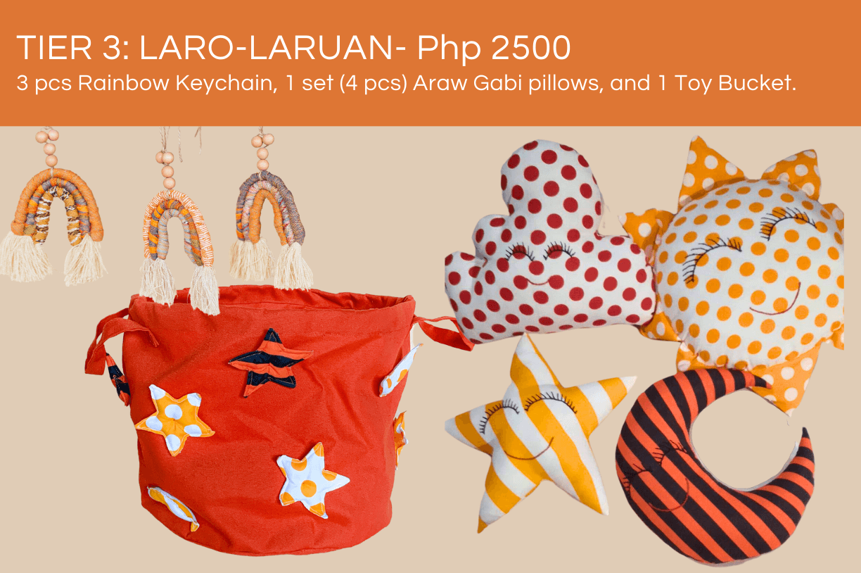 One of the reward tiers for backers who pledge an amount of Php 2,500