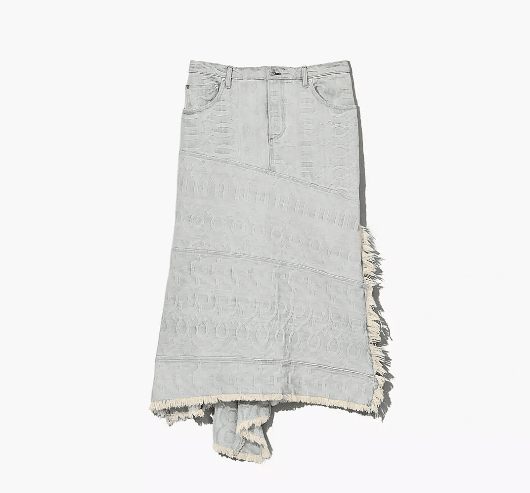 Marc Jacobs Monogram Denim Skirt