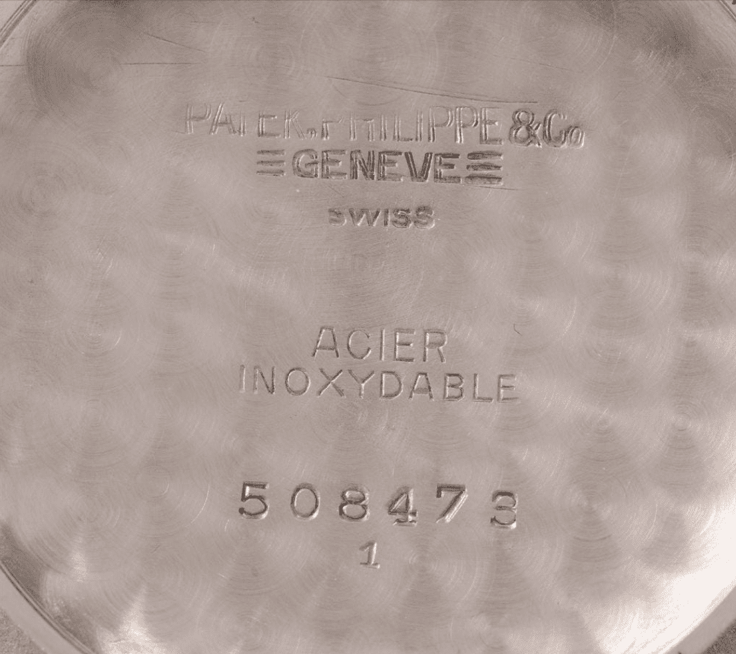 The back of the particular model