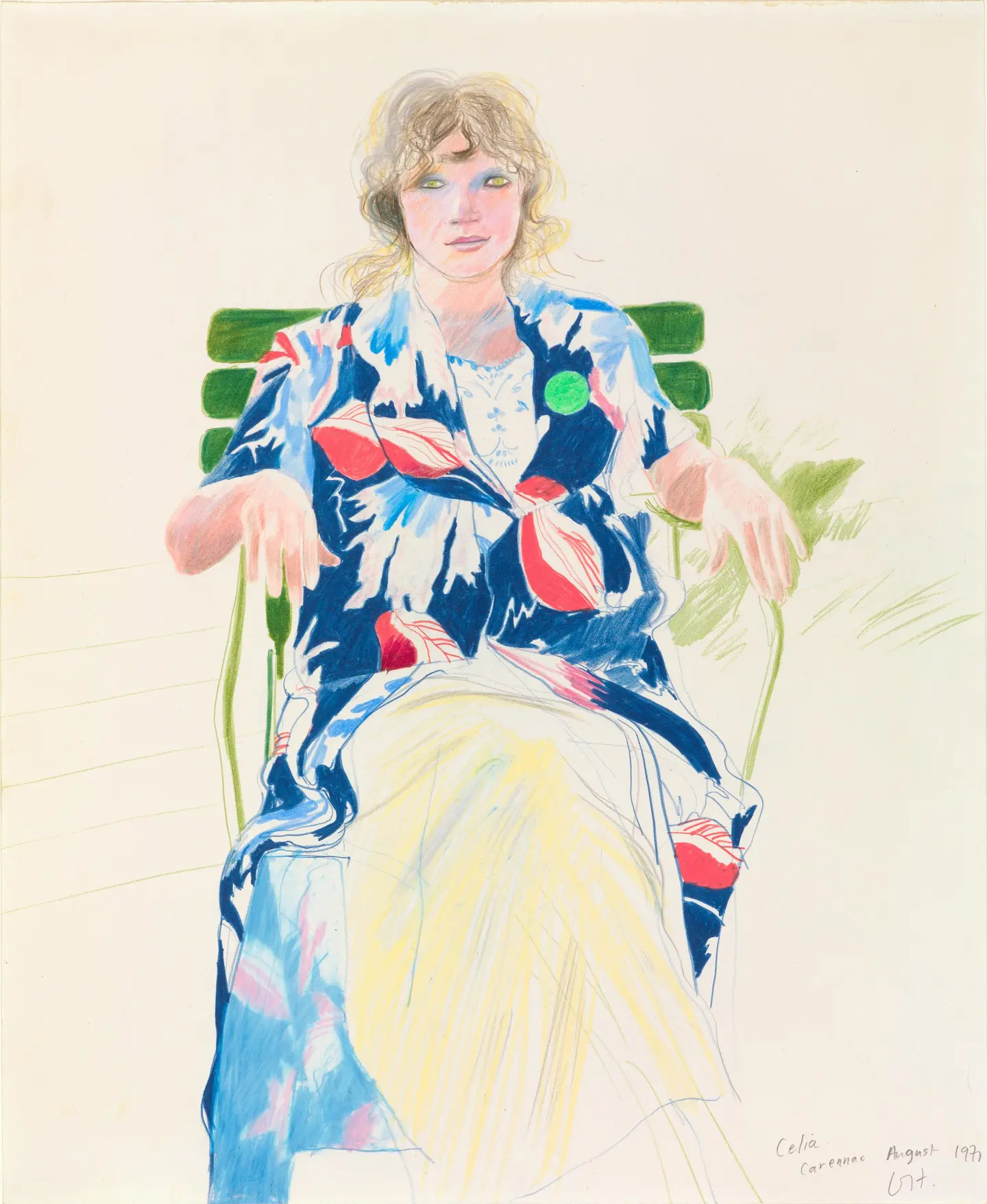 Another piece in the exhibit entitled “Celia, Carennac” 