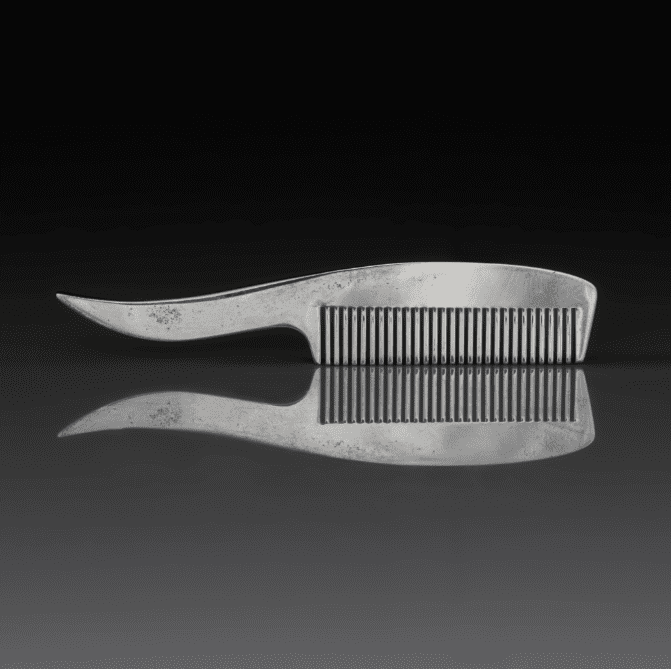 Tiffany & Co. comb used by Freddie Mercury to groom his mustache.