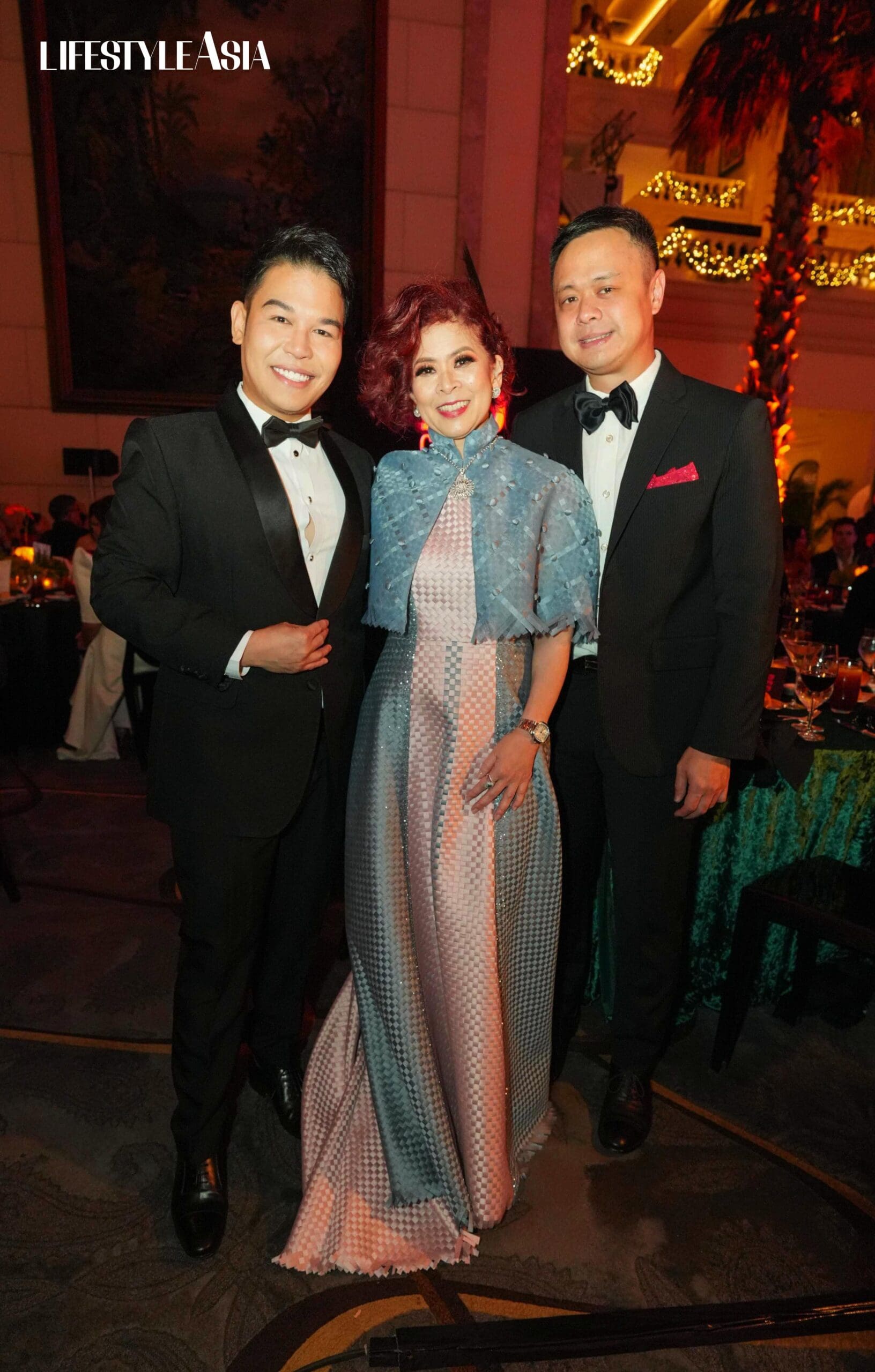 L-R: Christopher Cachuela, Tessa Prieto, and Stanley Ng