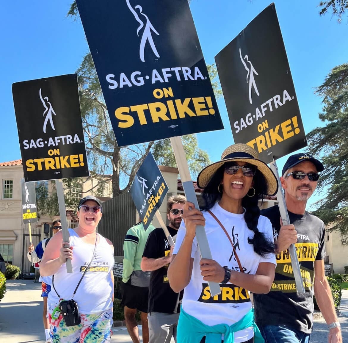 People joining the SAG AFTRA strike to fight for what is right.