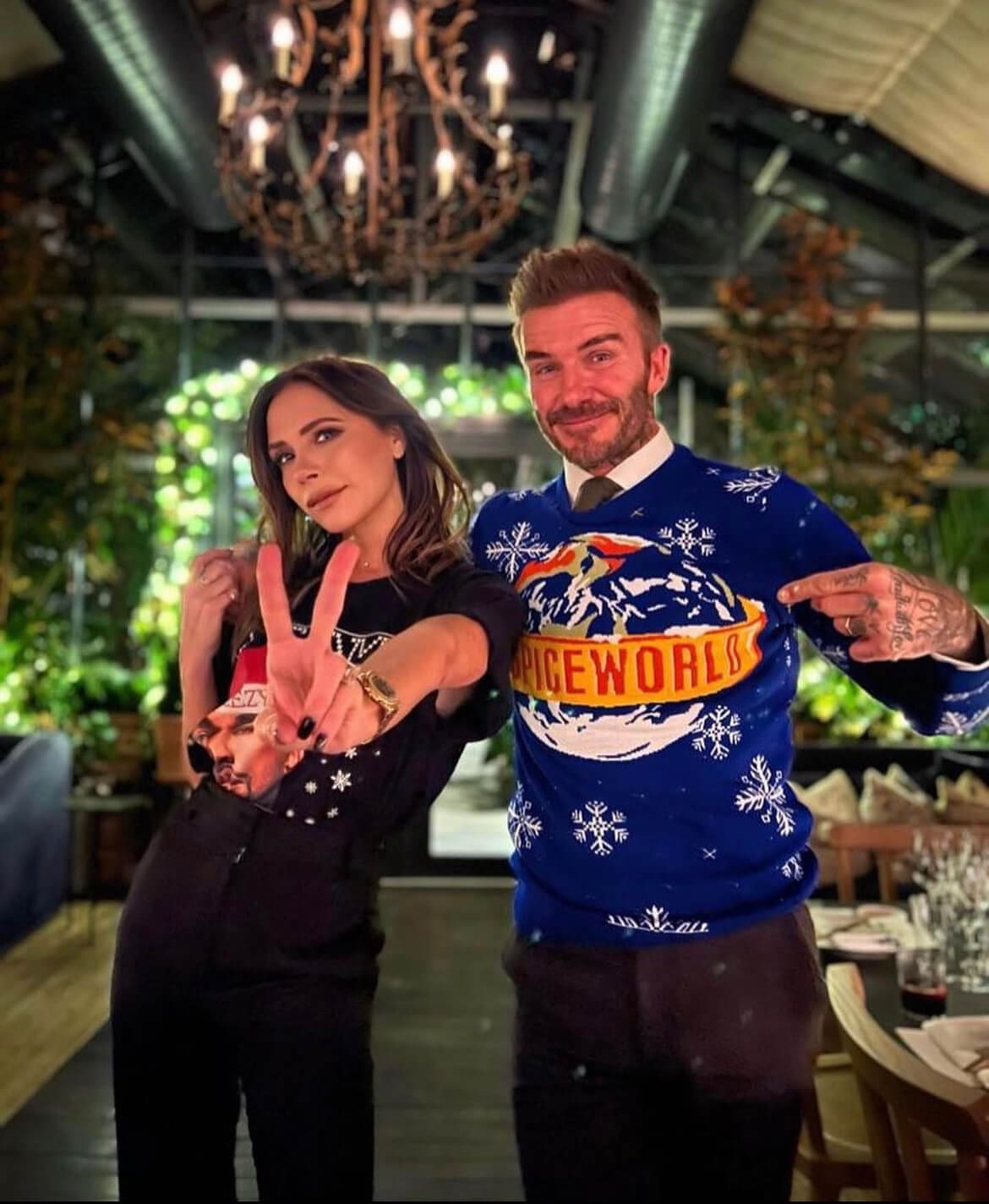 David posted this on his Instagram with the caption "Yep, I'm a fan of @victoriabeckham @spicegirls." This was posted around Christmas.