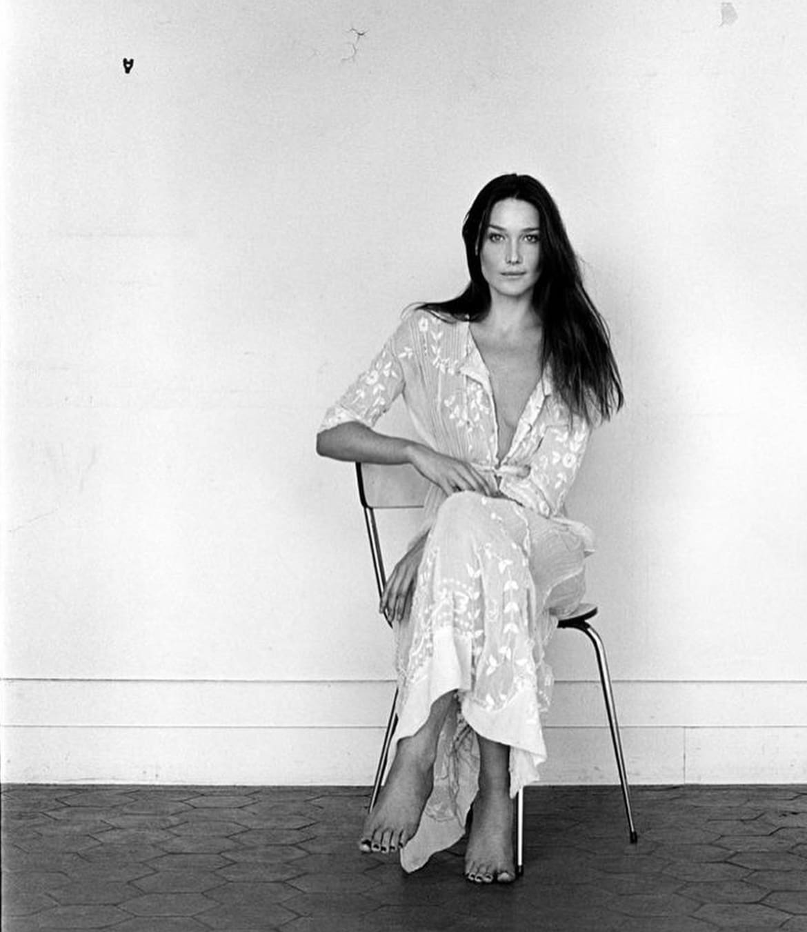 The young model.
