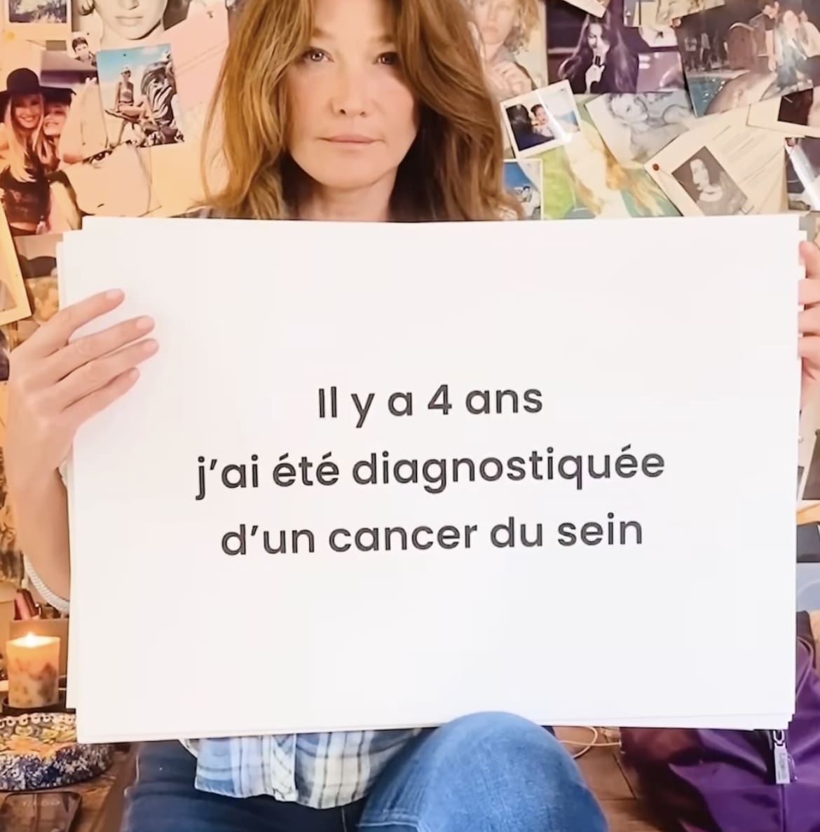 Carla Bruni posted this on Instagram last October 4.