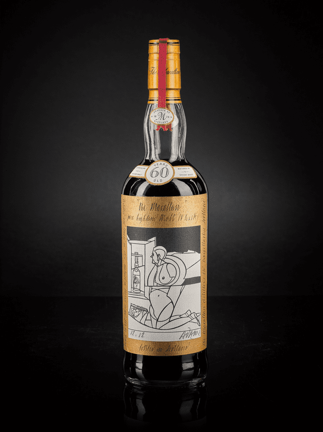 The Macallan 1926, with a rare label by Italian artist Valerio Adami