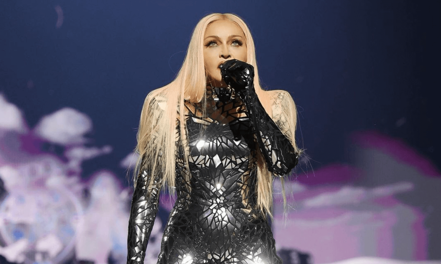 Madonna on her Celebration Tour