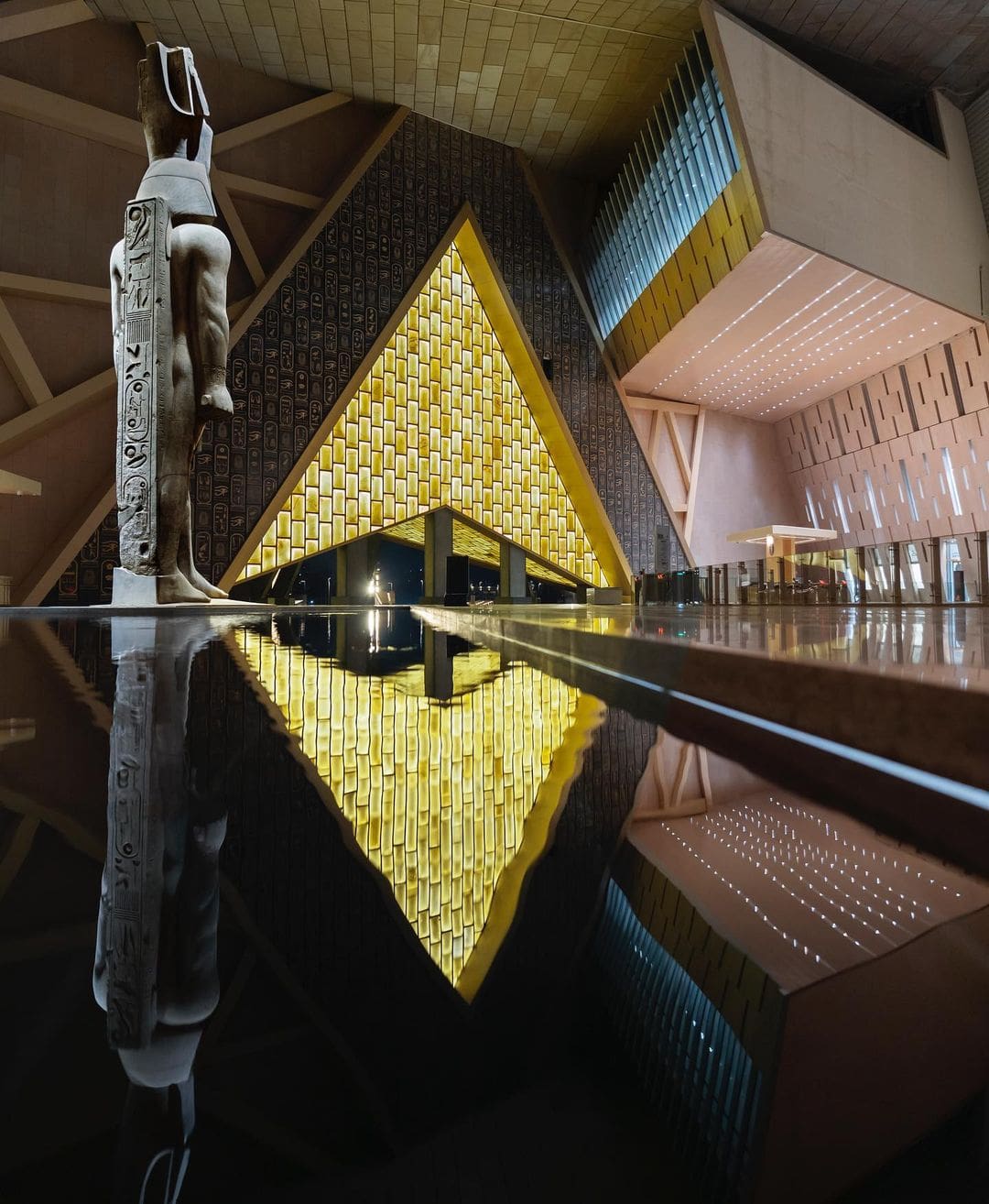 The museum’s stunning architecture was conceptualized by Irish firm Heneghan Peng Architects