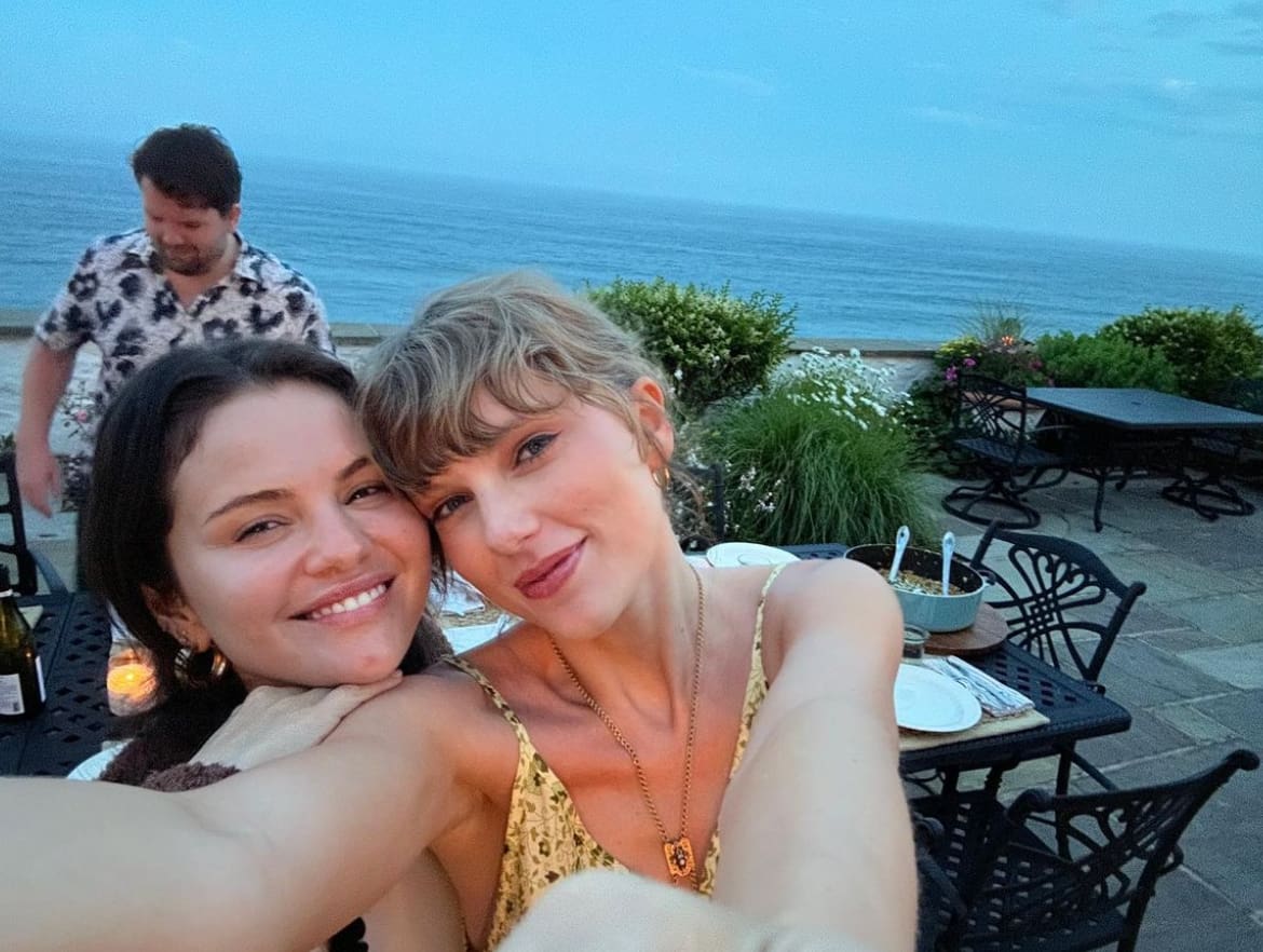 Selena Gomez posted this on Instagram with a caption: that's my bestfrien-she a real bad.