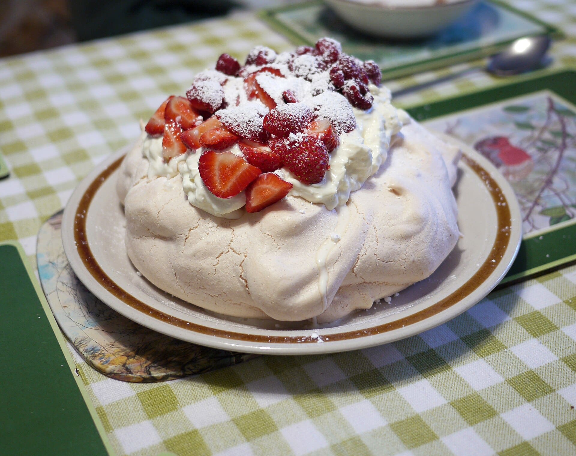 A Strawberry Pavlova
