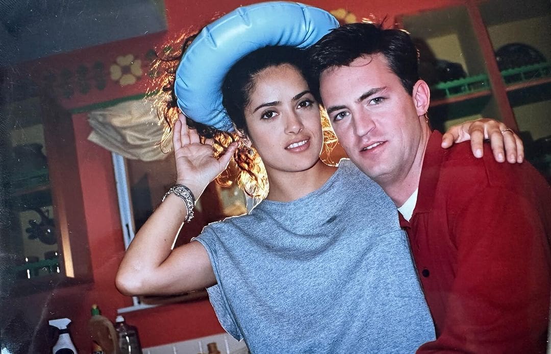 Salma Hayek and Matthew Perry