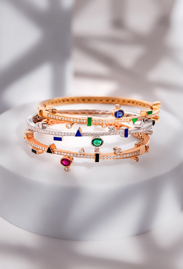 Amity Bangle, Charlize Bangle, and Dawn Bangle