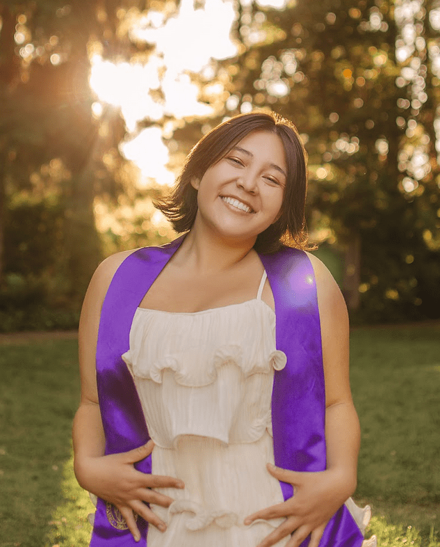 Kenna graduating from the University of Washington