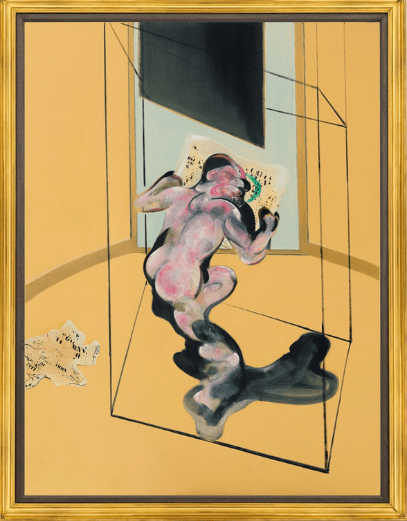 “Figure in Movement” by Francis Bacon took second place in terms of sale price