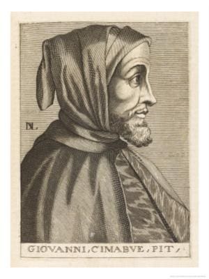 A portrait of Cimabue