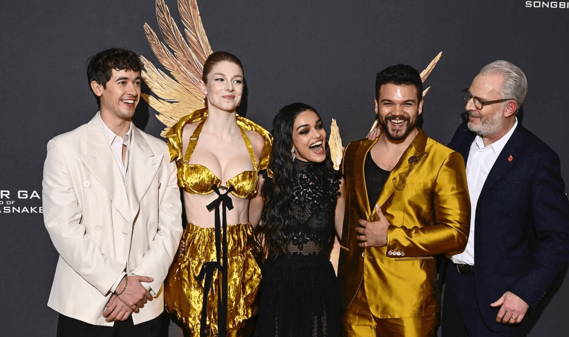 The Hunger Games prequel film cast with director Francis Lawrence