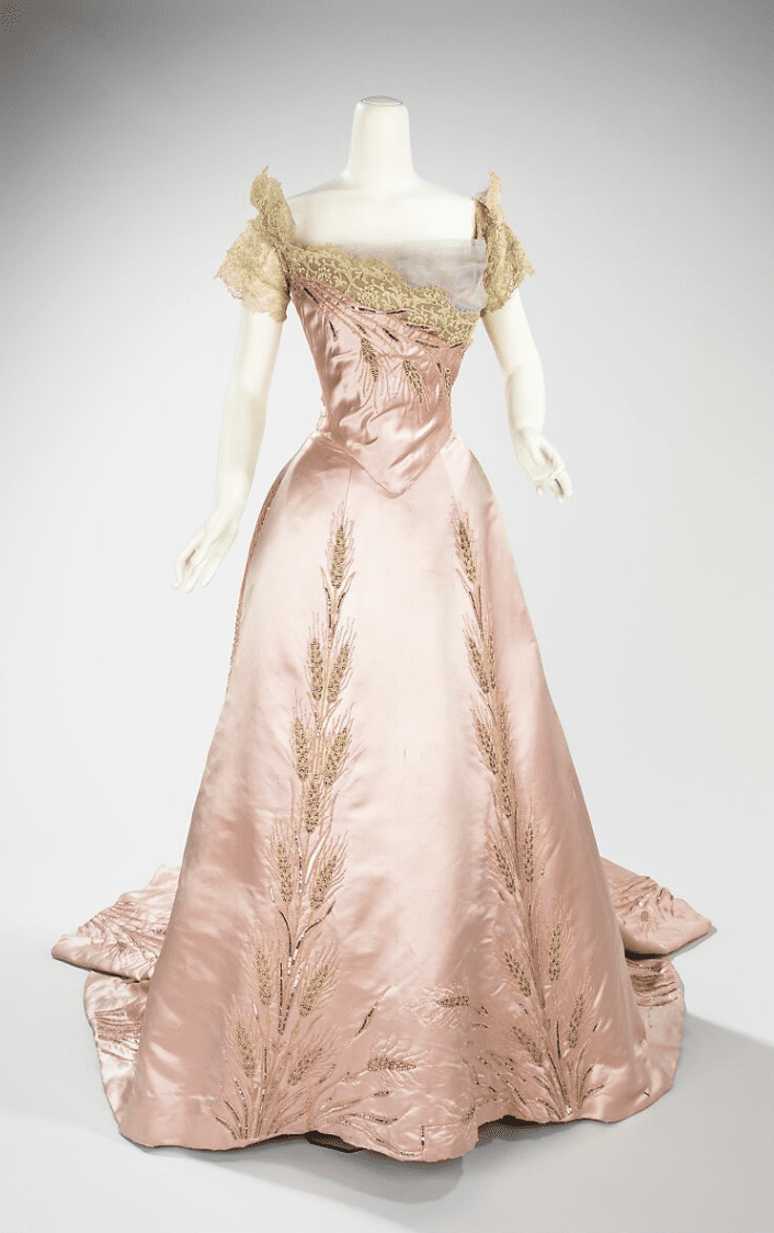 A ballgown from the House of Worth