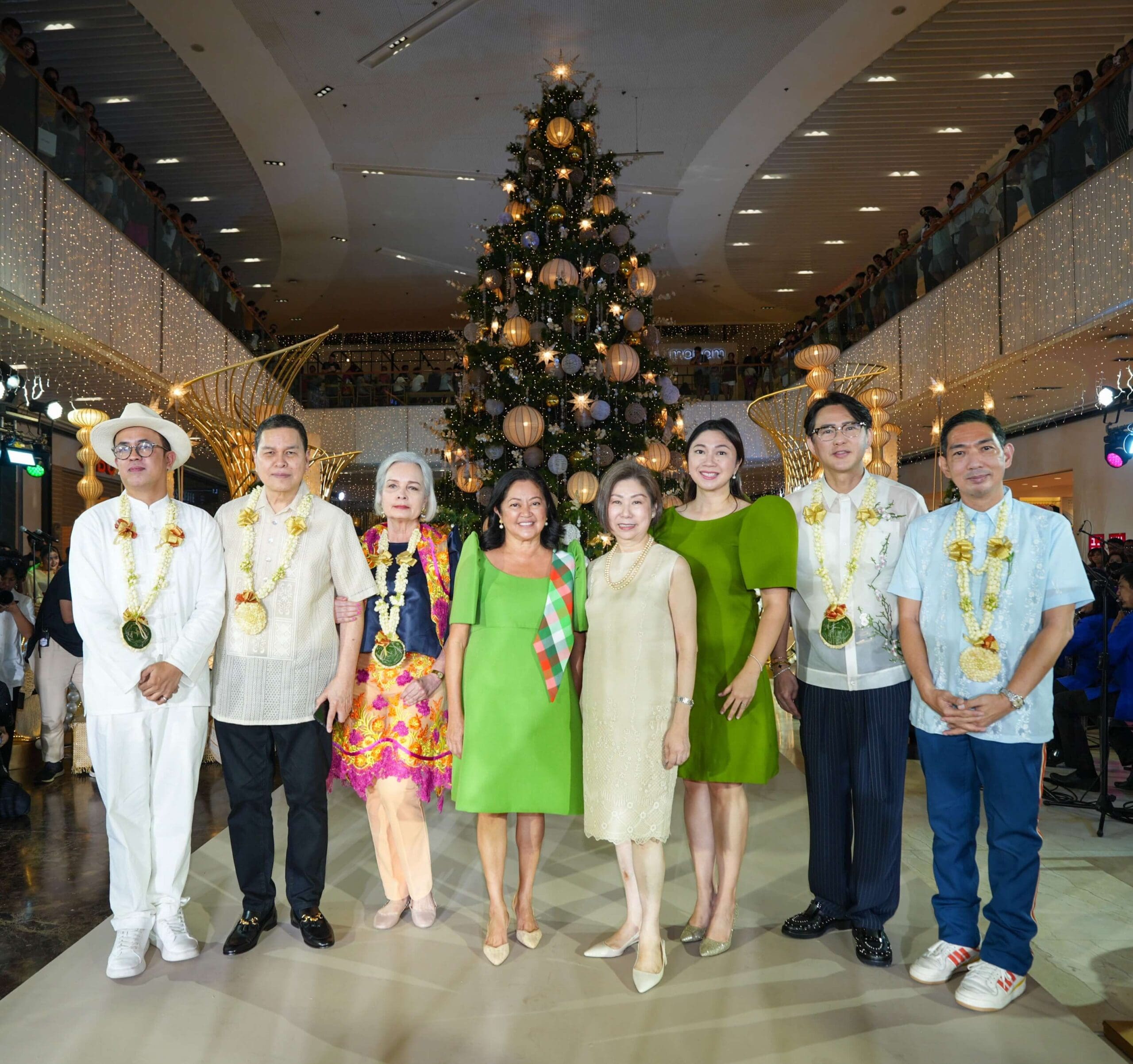 L-R: Lesley Mobo, Ben Chan, Margie Moran-Floirendo, Liza Araneta-Marcos, Tessie Sy-Coson, Lani Cayetano, Steven Tan, and Joey Samson