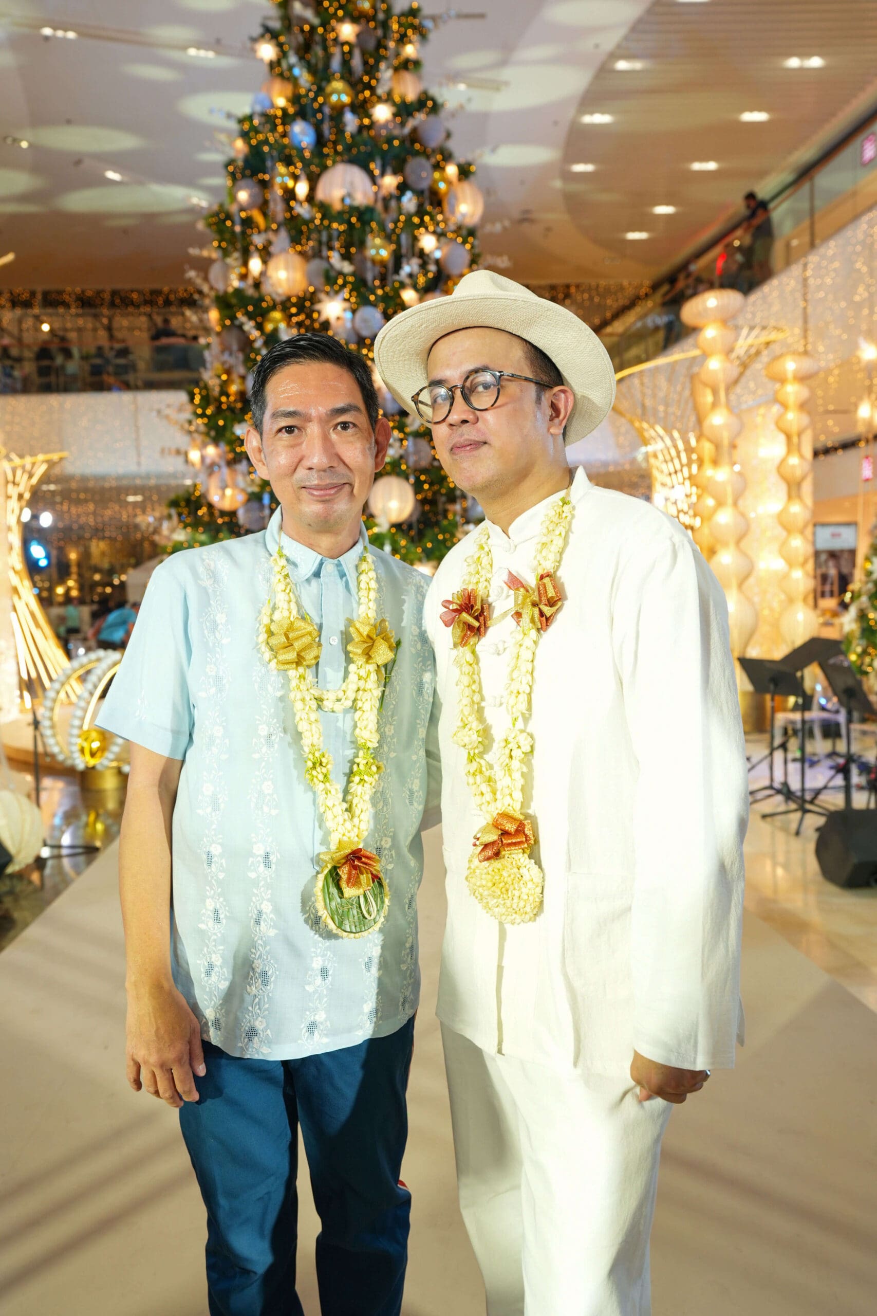 Acclaimed fashion designers Joey Samson and Lesley Mobo