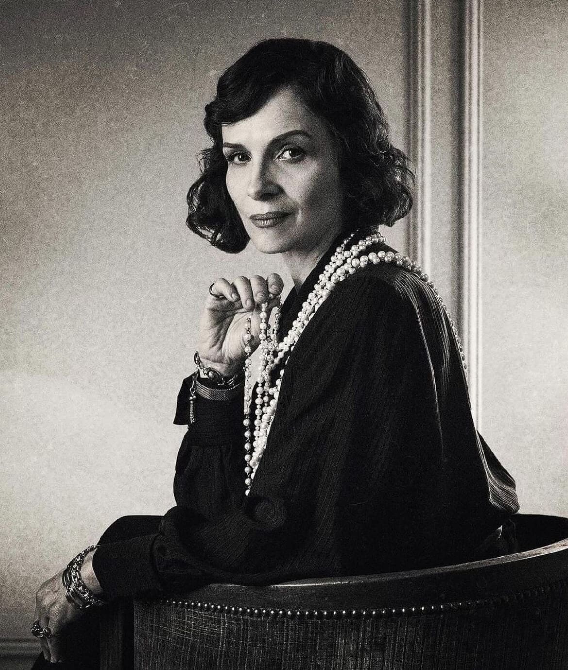 Juliette Binoche as Coco Chanel in "The New Look."
