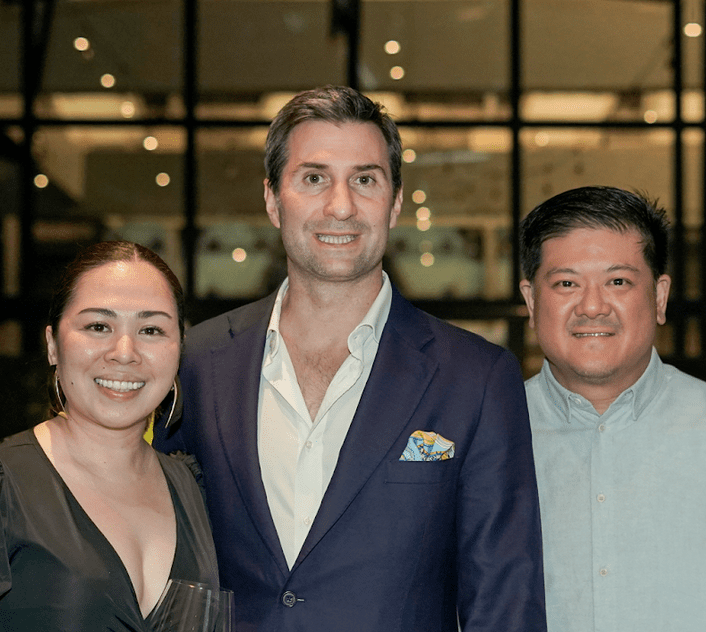 Cork Elite General manager Cherry Dee, CEO and President of Clos
Apalta Charles-Henri de Bournet, Cork Elite owner Richie Ley
