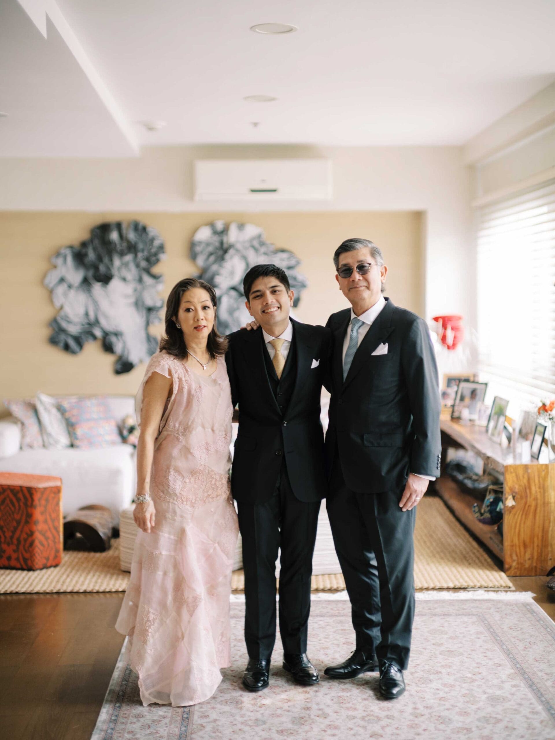 Marco with his parents, Vincent S. Vargas and Mercedes “Cedie” Lopez-Vargas