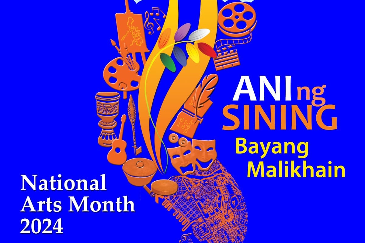 A poster for National Arts Month 2024