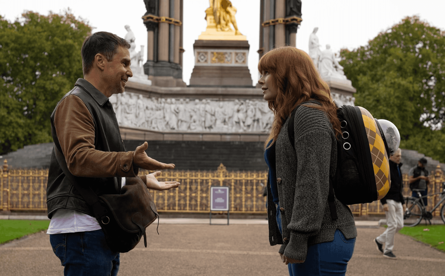 “Argylle” stars Bryce Dallas Howard and Sam Rockwell