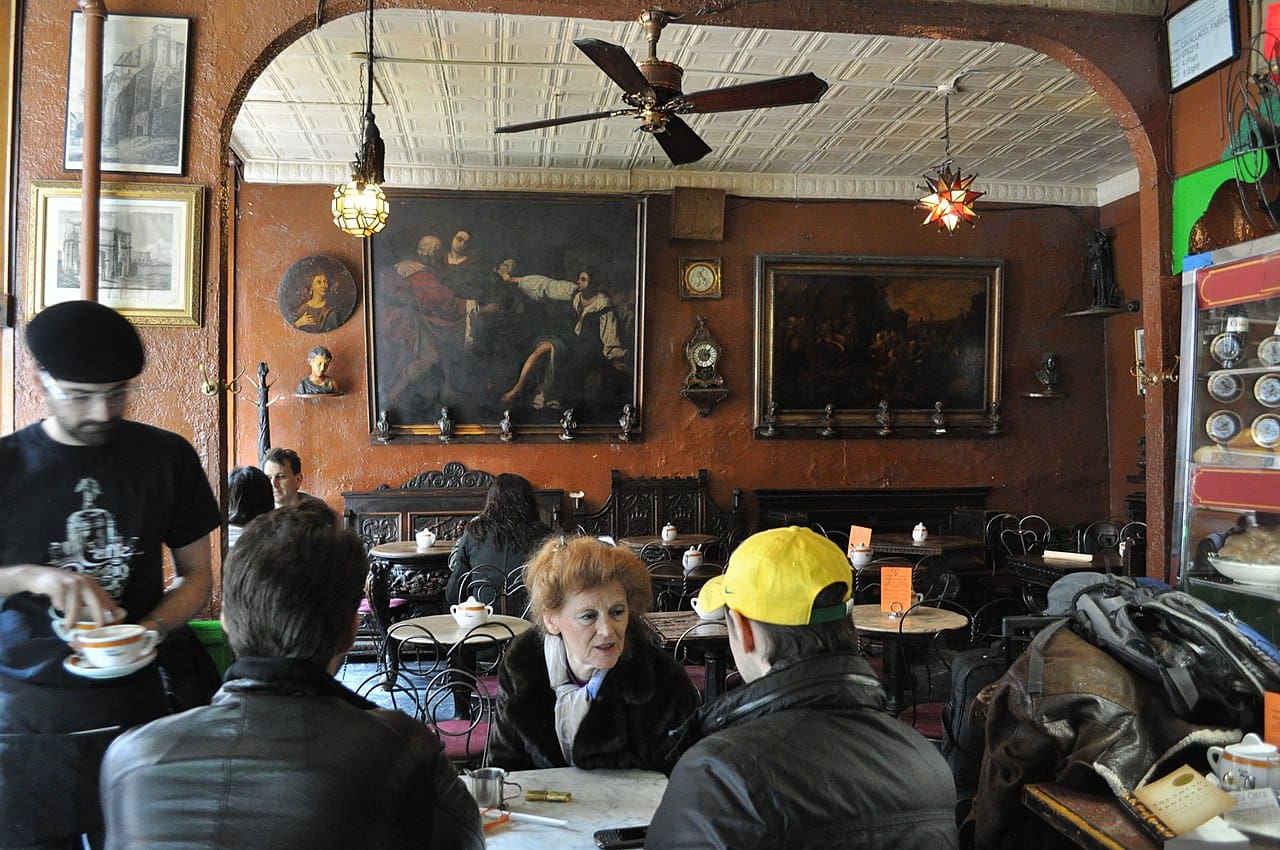 Inside Caffe Reggio